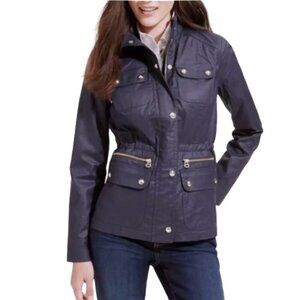 Tommy Hilfiger Navy Waxed Utility Jacket